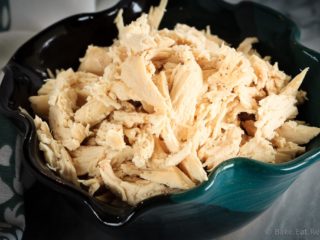 This slow cooker shredded chicken takes just minutes to get started, and results in perfect, easily shredded chicken in just a few hours.