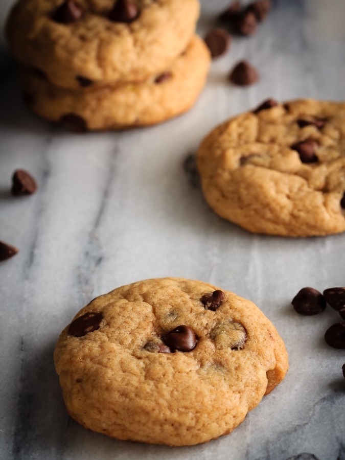 Chewy Chocolate Chip Banana Cookies