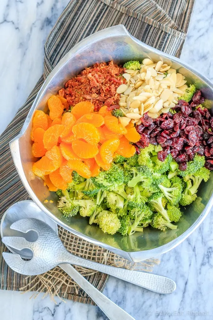 This broccoli salad makes the perfect side dish to bring to a BBQ or potluck - it's quick and easy to make and everyone loves it! And it can be made ahead of time!