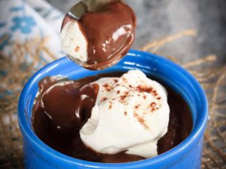 Quick and easy homemade chocolate pudding that is silky smooth and perfect for dessert or a snack. Because homemade is always better!