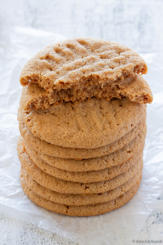 3 ingredient peanut butter cookies