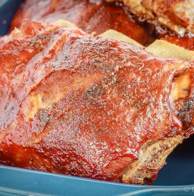 These oven baked ribs are my favourite way to prepare ribs - full of flavour, one of the easiest meals to make, and the whole family goes crazy for them!