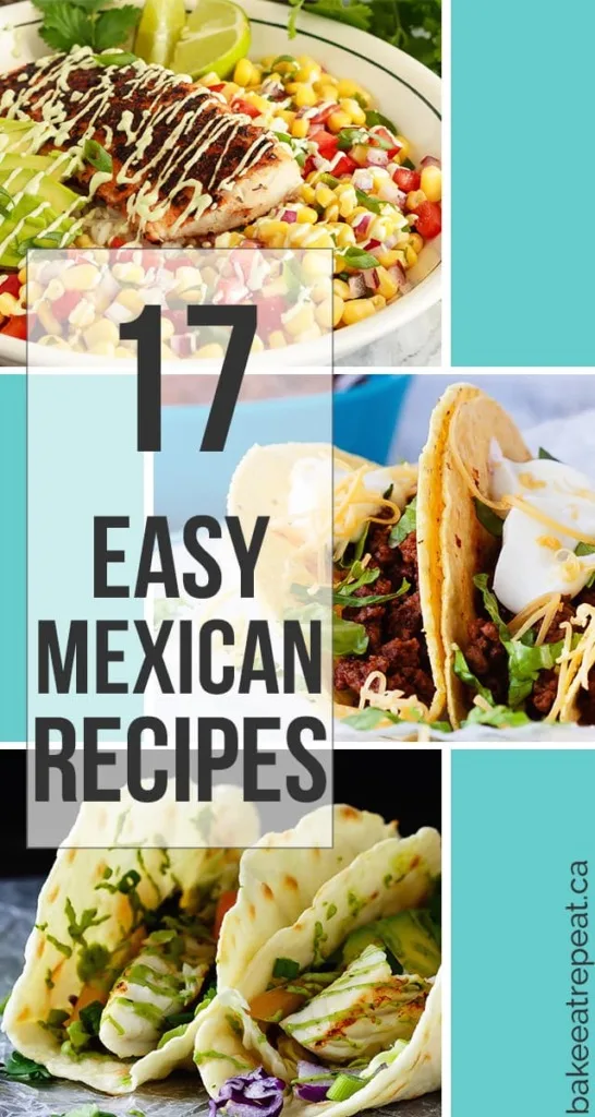 Here are 17 easy and delicious Mexican recipes for you that are perfect for your Cinco de Mayo plans, or just for an easy weeknight meal. The whole family will love these recipes - the tricky part will be deciding what to make first!