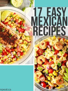 Here are 17 easy and delicious Mexican recipes for you that are perfect for your Cinco de Mayo plans, or just for an easy weeknight meal. The whole family will love these recipes - the tricky part will be deciding what to make first!