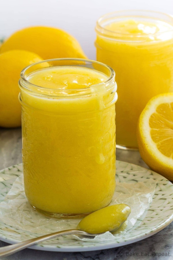 Mason Jar Microwave Lemon Curd