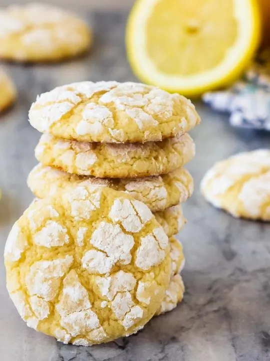 Lemon Cookies Bake Eat Repeat