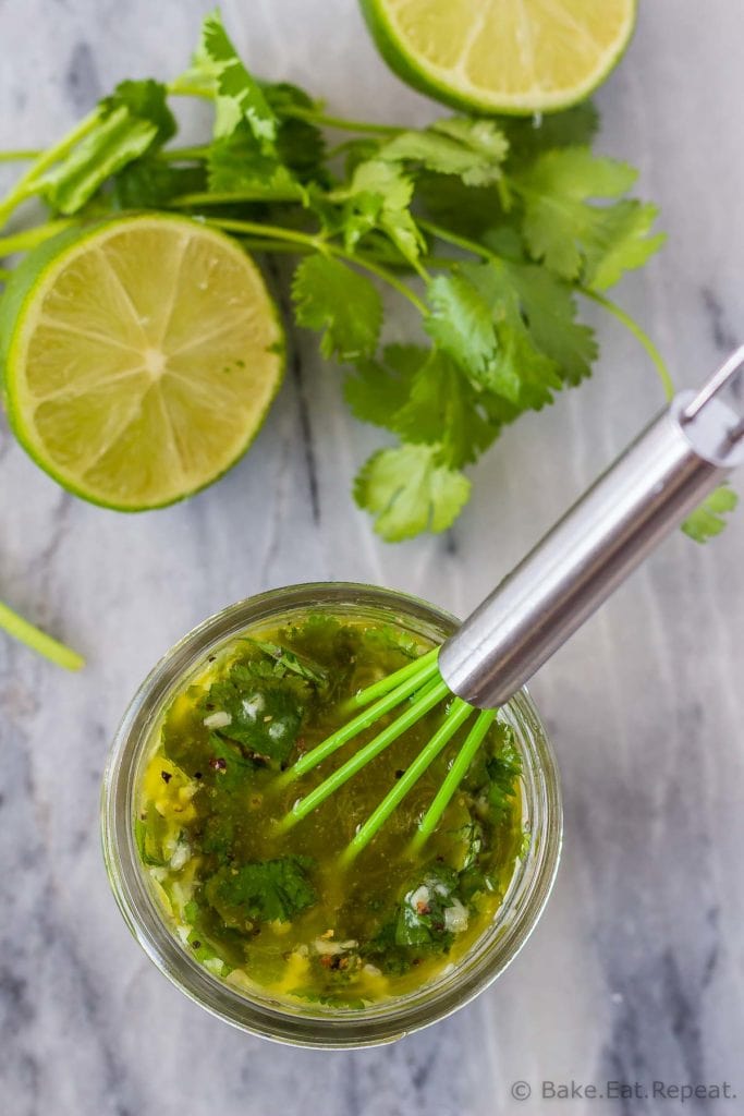 This cilantro lime chicken marinade is easy to mix up and adds so much flavour to your chicken. Marinate and then grill or bake, or freeze for later!