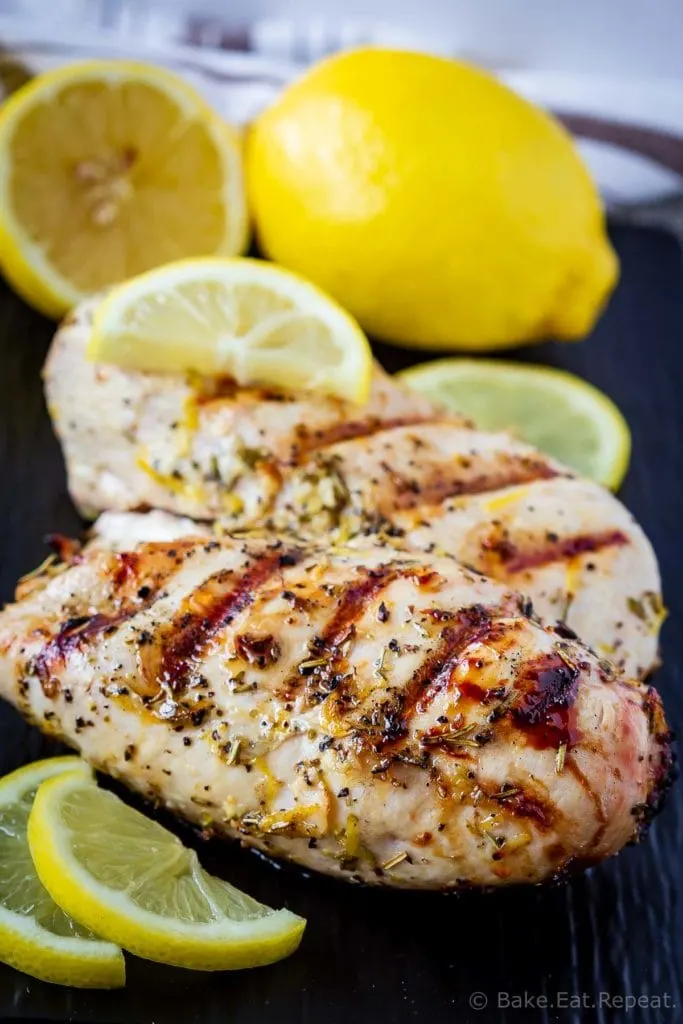 This Greek chicken marinade is easy to mix up and adds so much flavour to your chicken. Marinate and then grill or bake, or freeze for later!