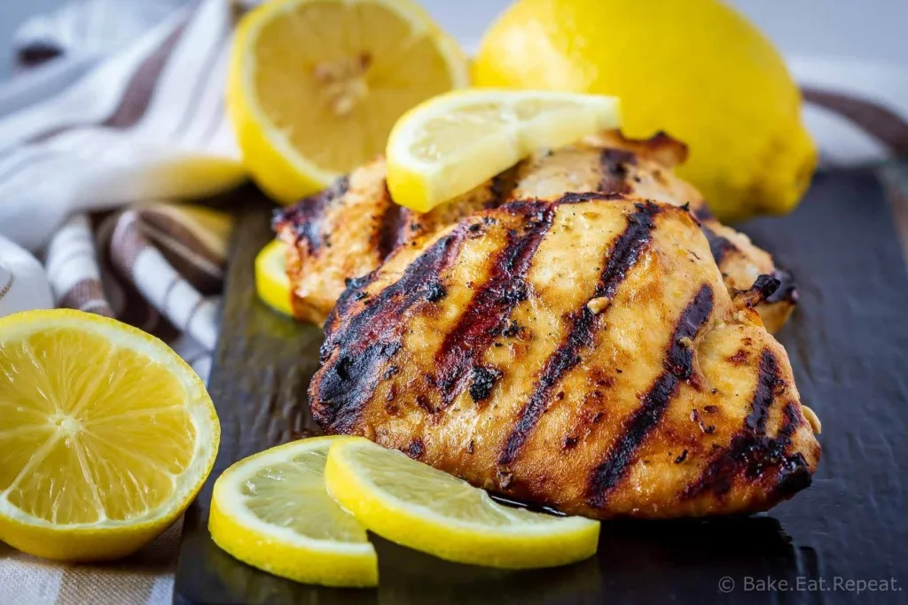 This lemon garlic chicken marinade is easy to mix up and adds so much flavour to your chicken. Marinade and then grill or bake, or freeze for later!