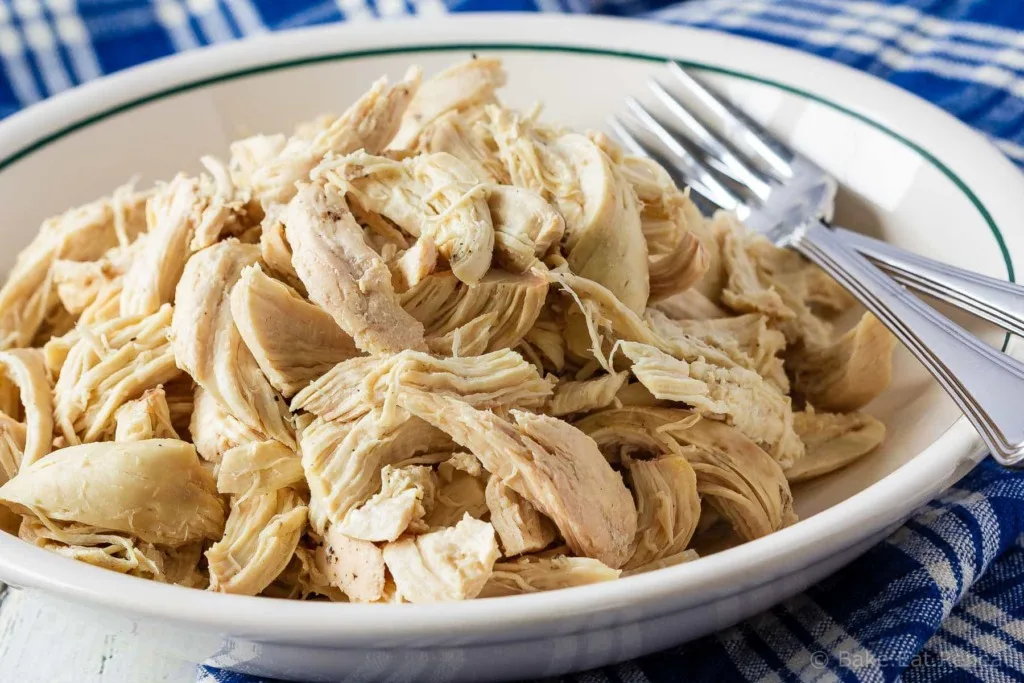 Instant Pot Shredded Chicken Bake. Eat. Repeat