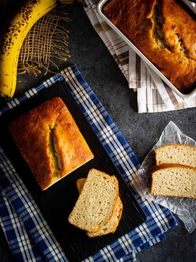 This classic banana bread is easy to make and everyone will love it - the best way to use up some over-ripe bananas, and it makes a great breakfast or snack!