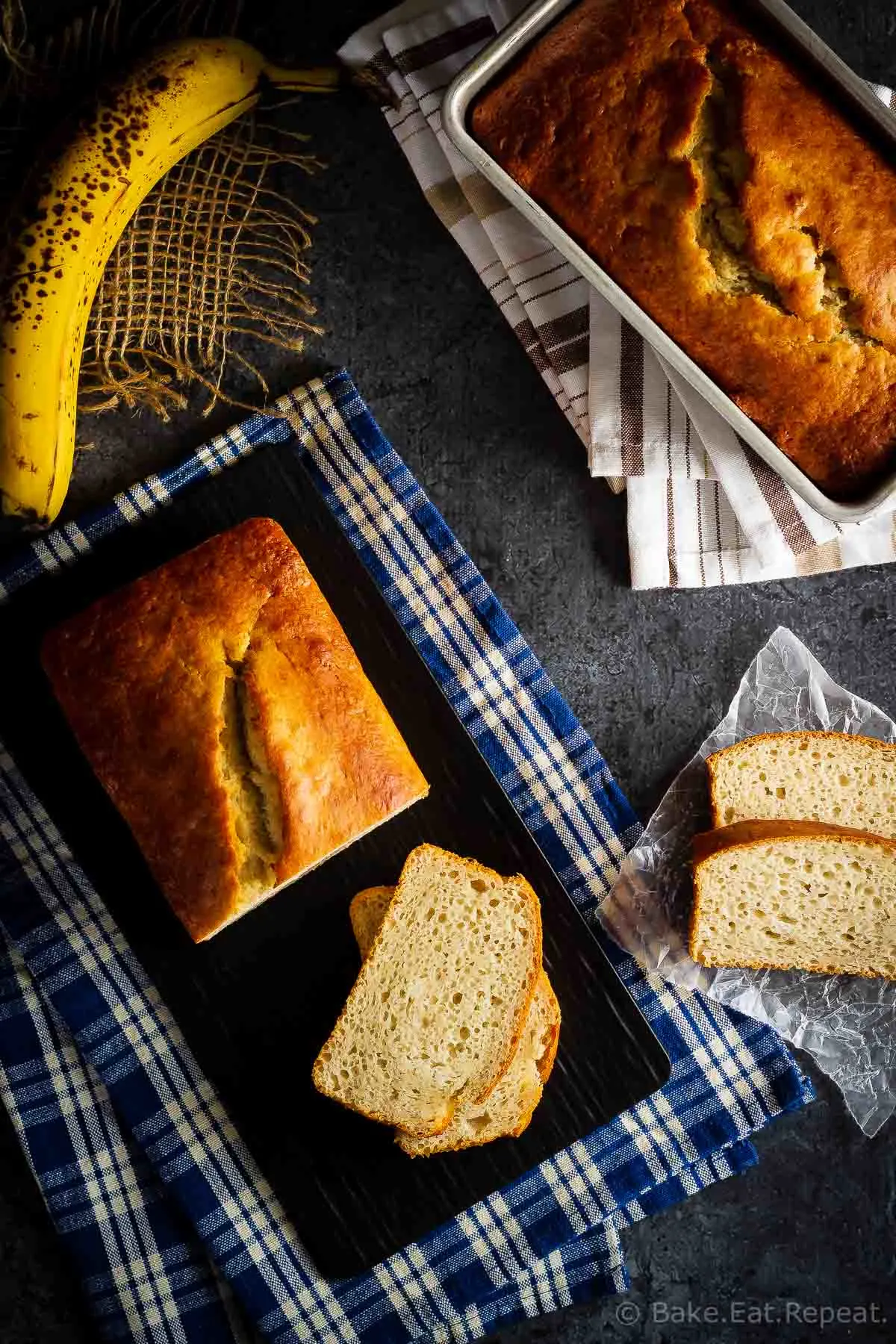 This classic banana bread is easy to make and everyone will love it - the best way to use up some over-ripe bananas, and it makes a great breakfast or snack!