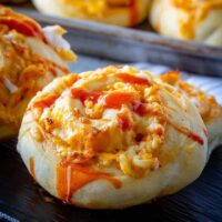 Buffalo Chicken Pizza Rolls