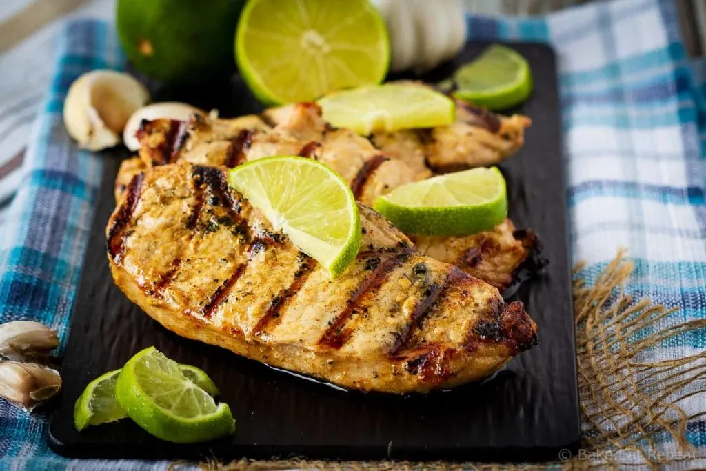 This Mexican pork chop marinade is easy to mix up and adds so much flavour to pork chops. Marinate and then grill, pan fry, or bake, or freeze for later!