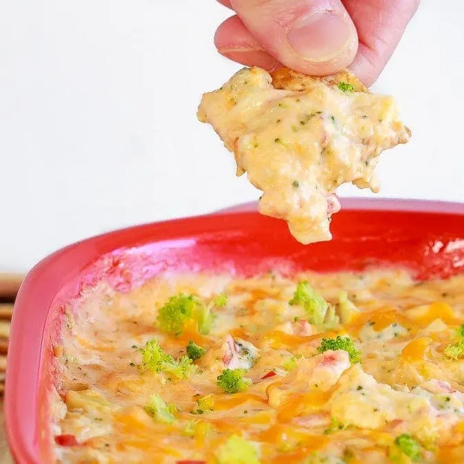 Baked Broccoli Cheese Dip