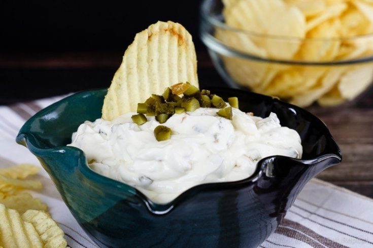Gherkin and Caramelized Onion Dip