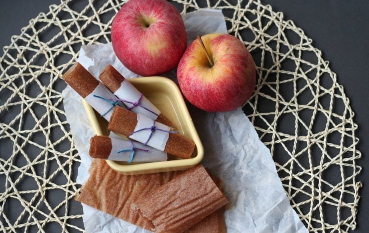 Apple Cinnamon Pear Fruit Roll-Ups