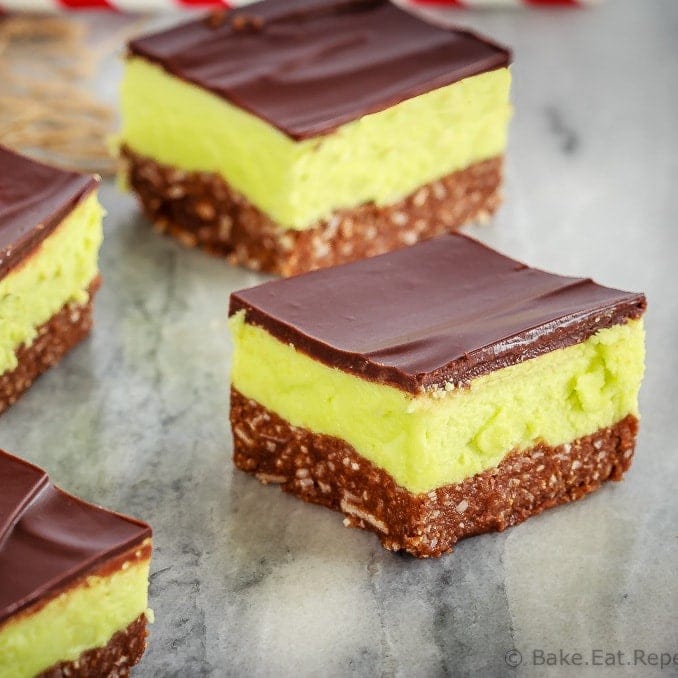 Mint Nanaimo Bars