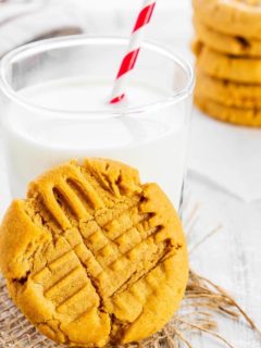 Chewy Pumpkin Peanut Butter Cookies