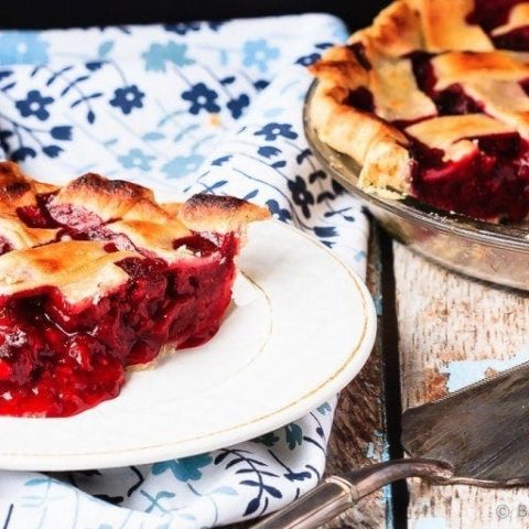 Homemade Raspberry Pie Recipe - from Bake. Eat. Repeat.