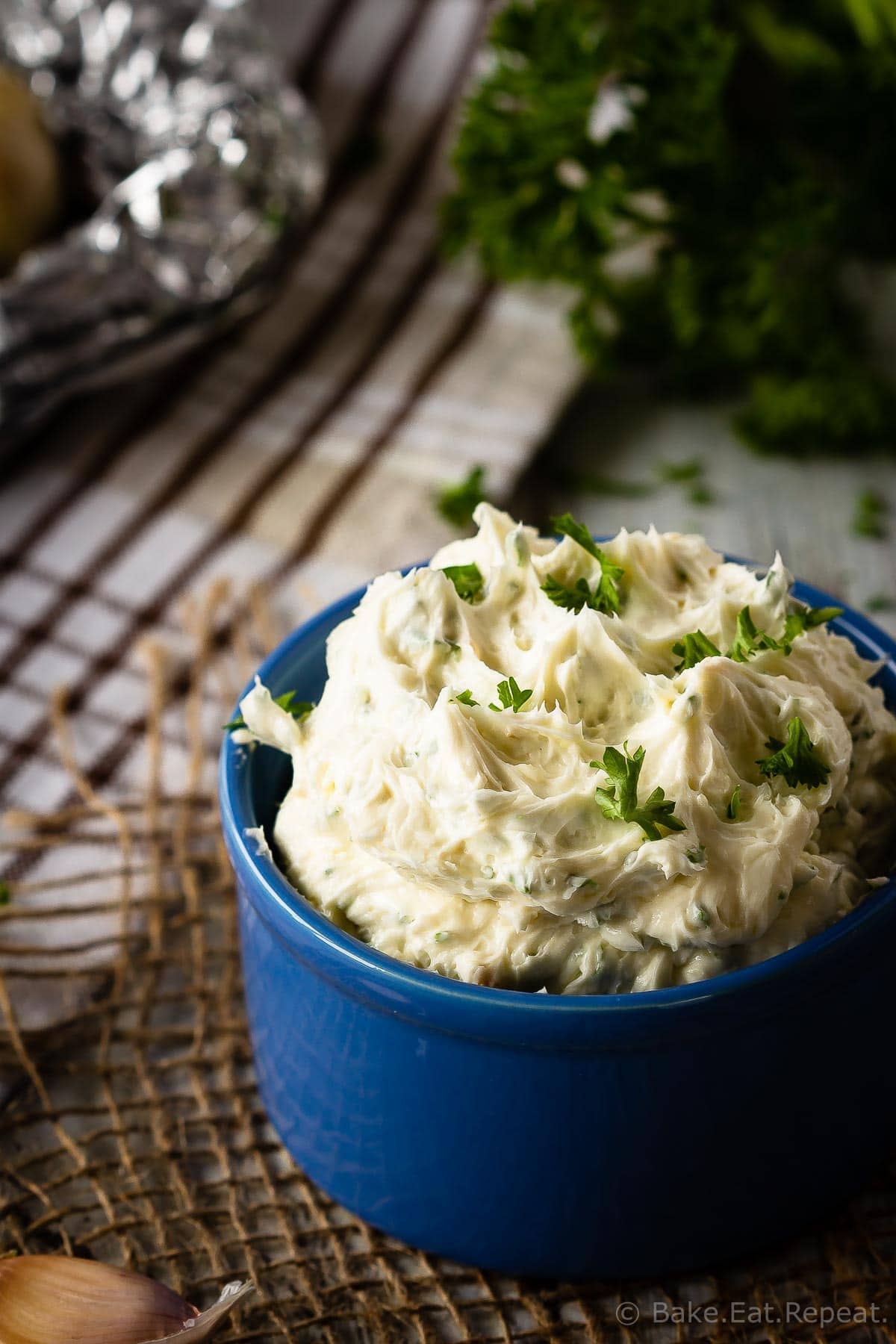 Roasted Garlic Butter - Bake. Eat. Repeat.