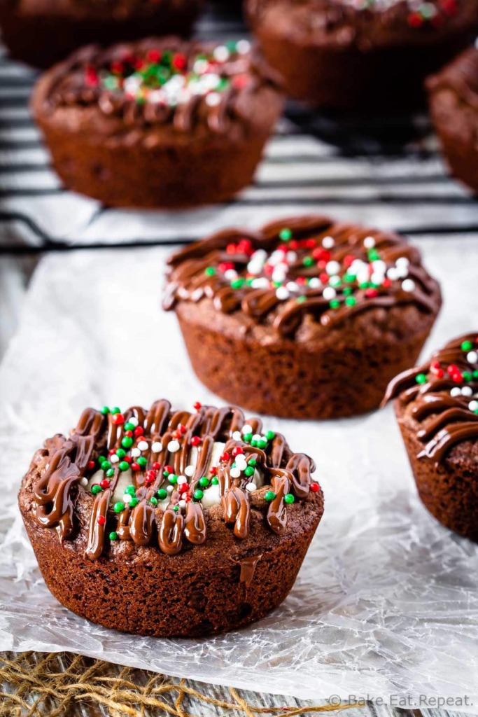 Hot Chocolate Brownies - Bake. Eat. Repeat.