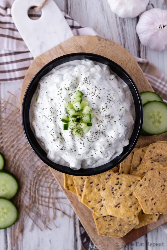 Homemade tzatziki sauce recipe