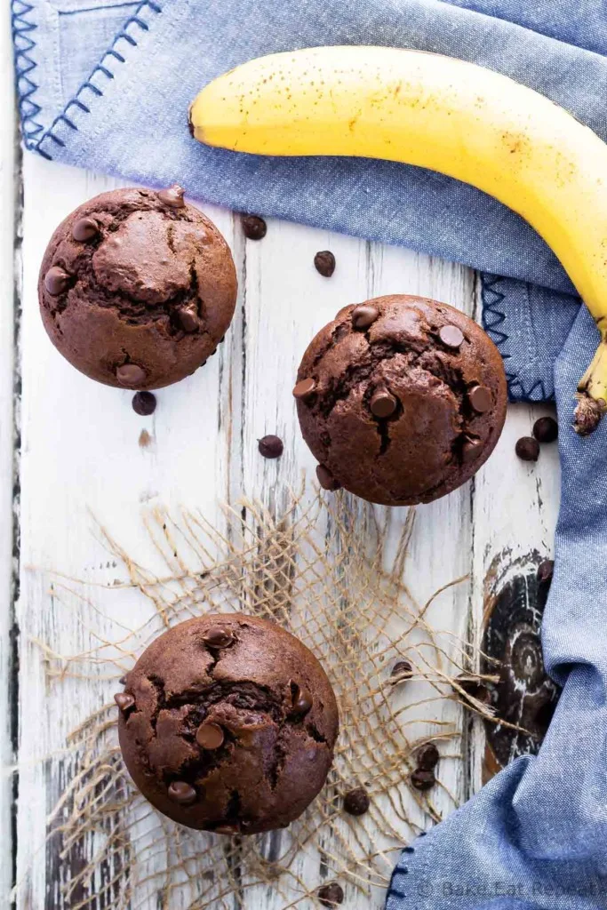 Chocolate Banana Muffins