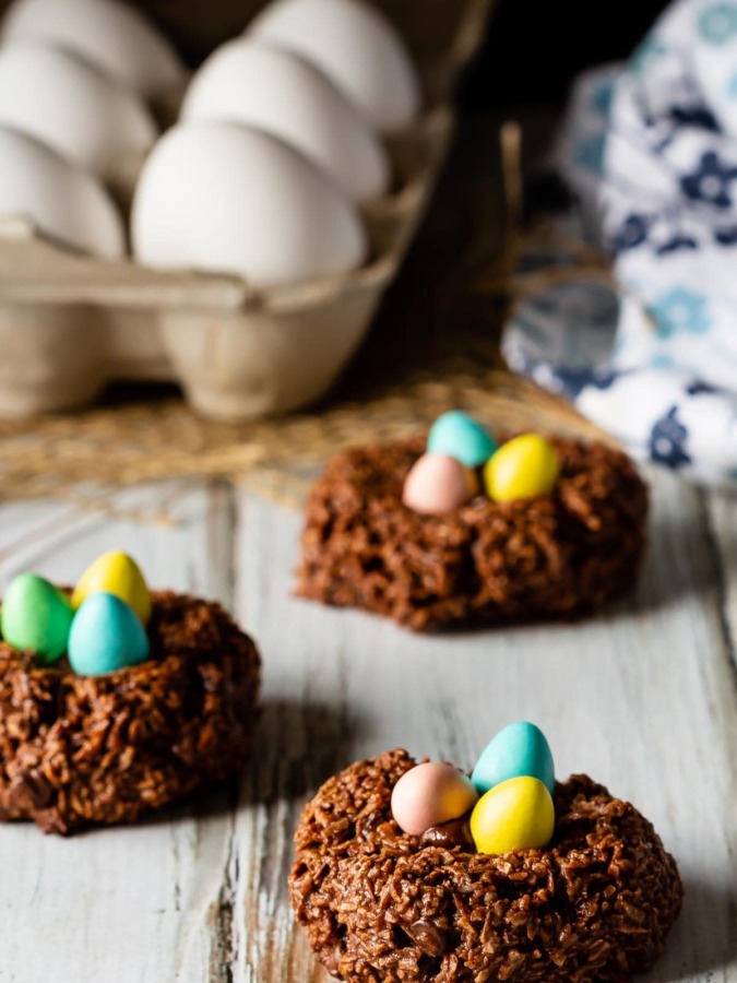 Bird’s Nest Chocolate Macaroons