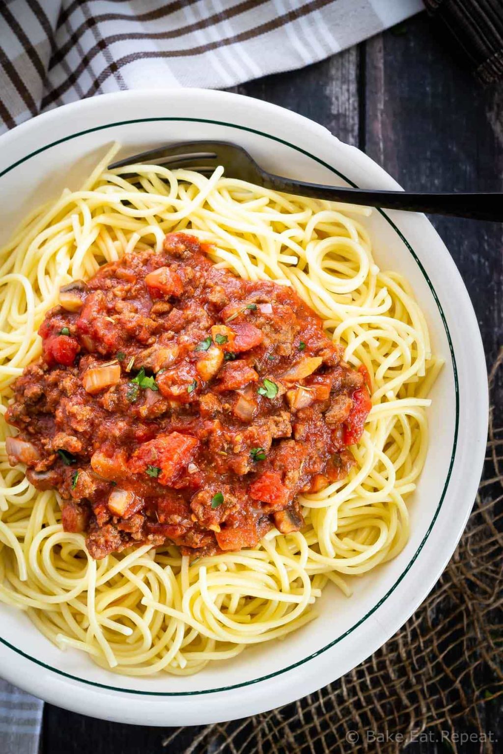 Homemade Spaghetti Sauce - Bake. Eat. Repeat.