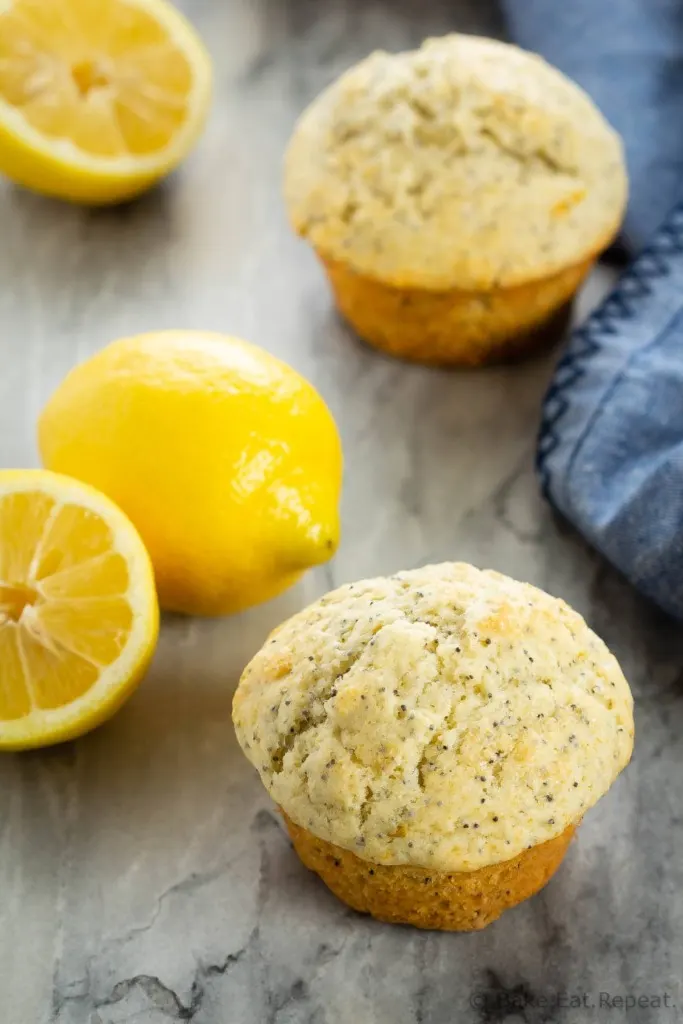 Lemon poppyseed muffins