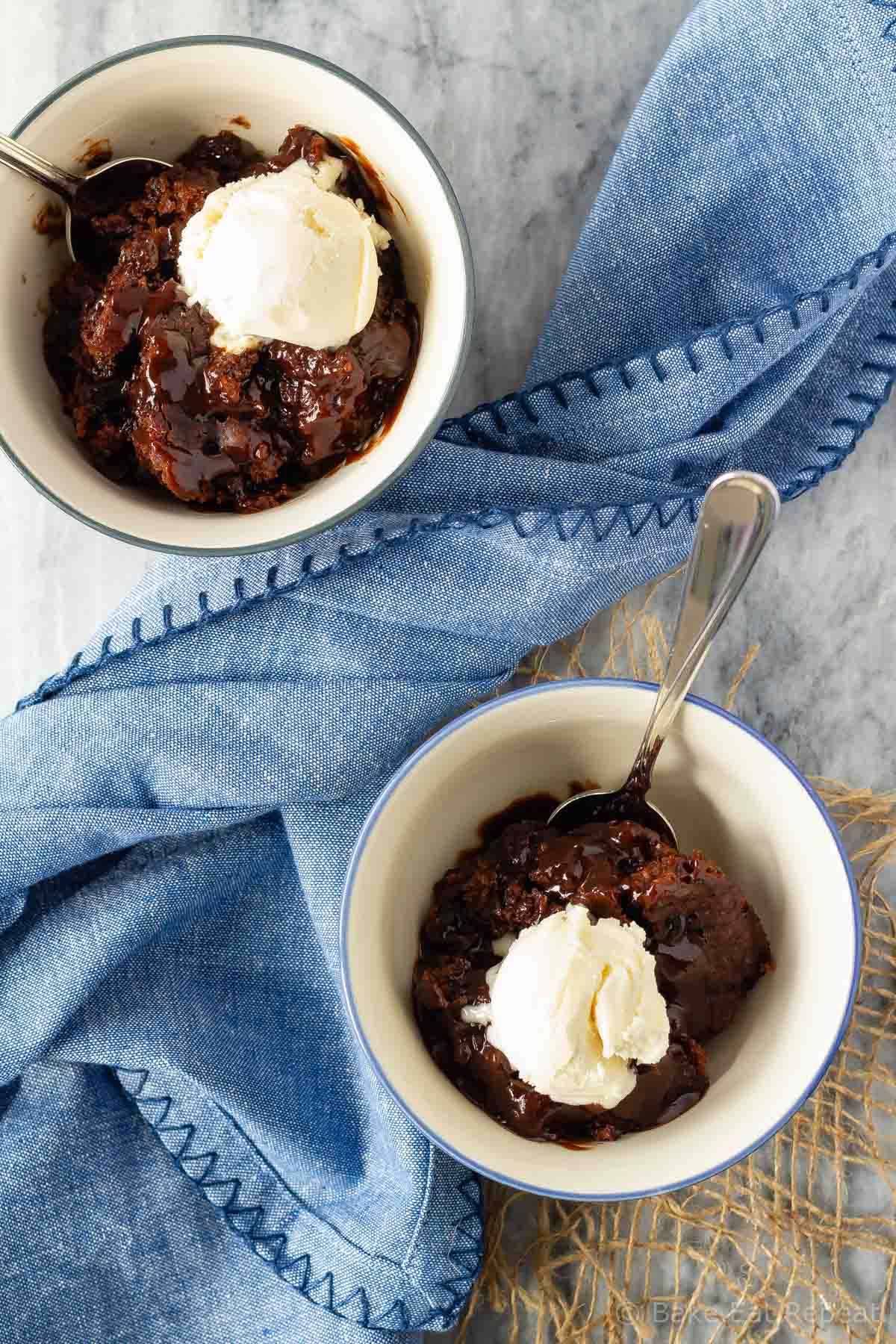 Slow Cooker Chocolate Pudding Cake - Bake. Eat. Repeat.