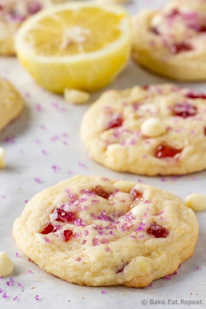 Raspberry Lemonade Cookies