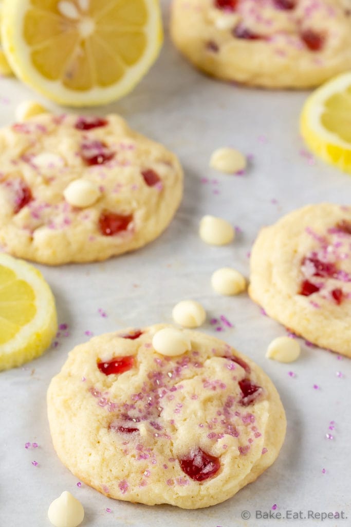 Raspberry Lemon Cookies