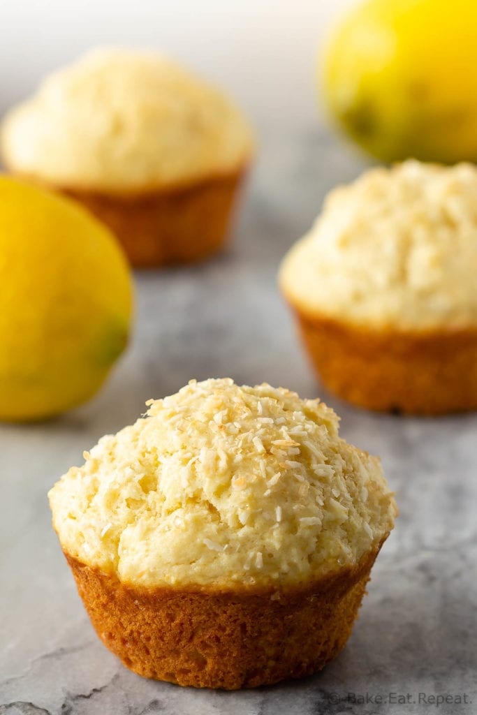 Lemon Coconut muffins 