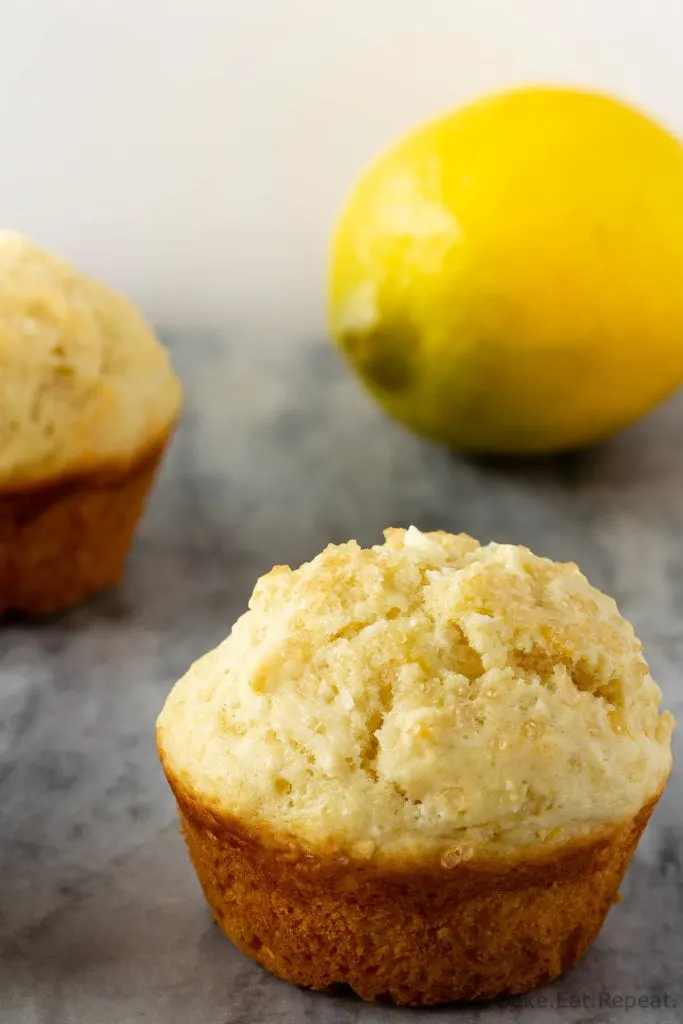 Coconut lemon muffins