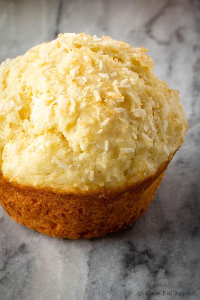 Lemon coconut muffins 