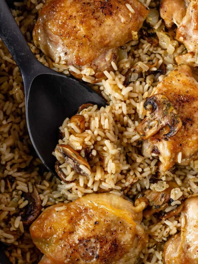 One pot chicken and rice