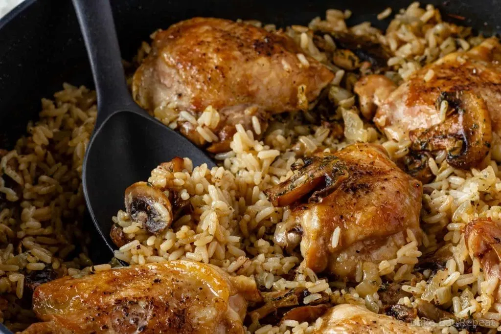 One pan chicken and rice