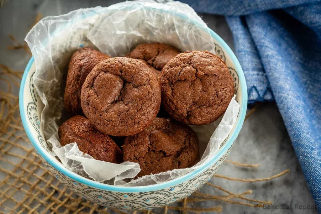 Chocolatey two bite brownies