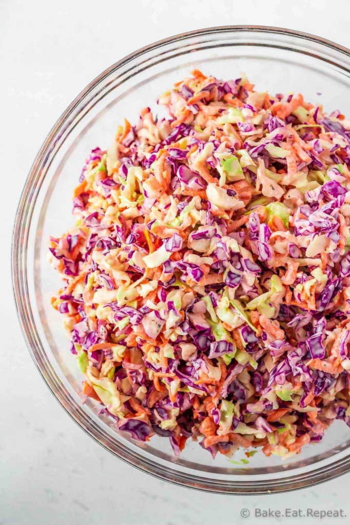 Homemade coleslaw