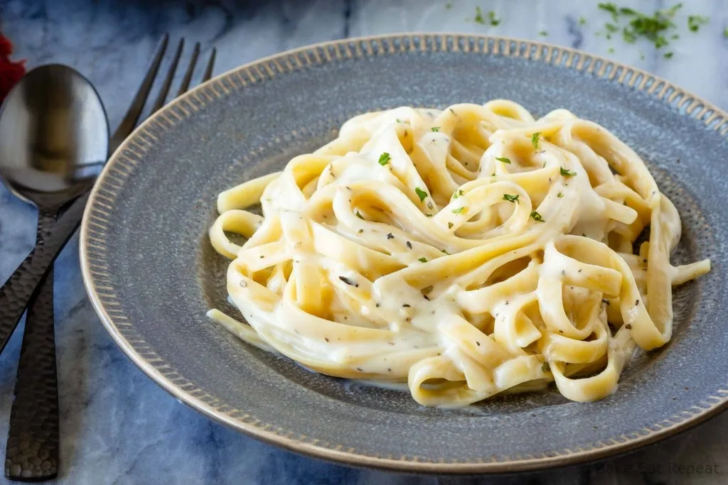 Light Alfredo - Bake. Eat. Repeat.