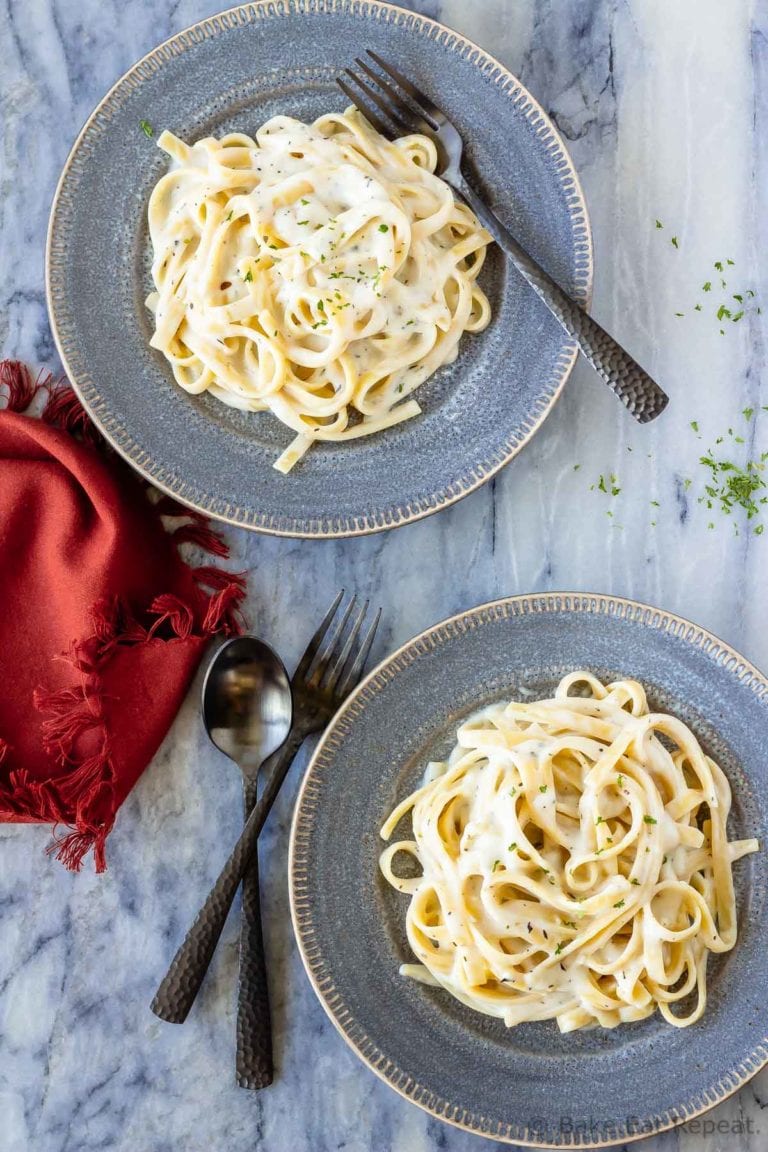 Light Alfredo Sauce - Bake. Eat. Repeat.