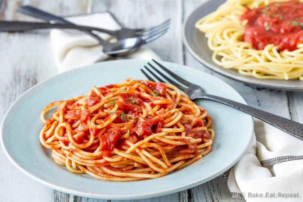Easy to make homemade pasta sauce