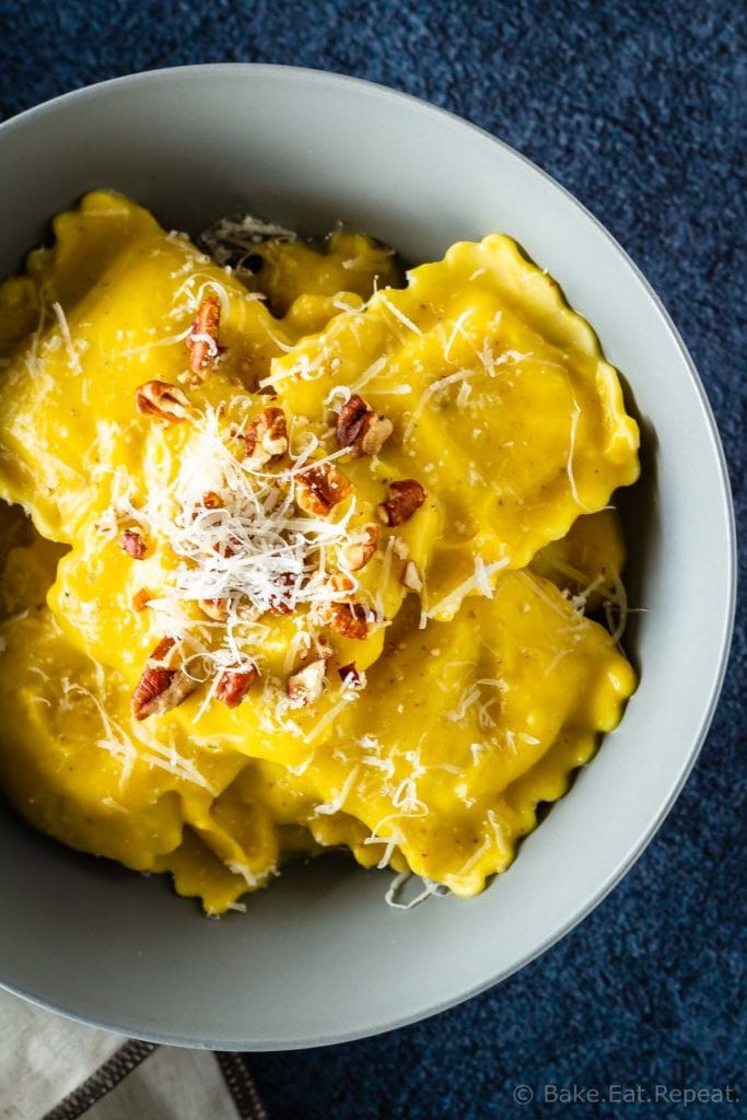 Easy, 30 minute butternut squash pasta sauce