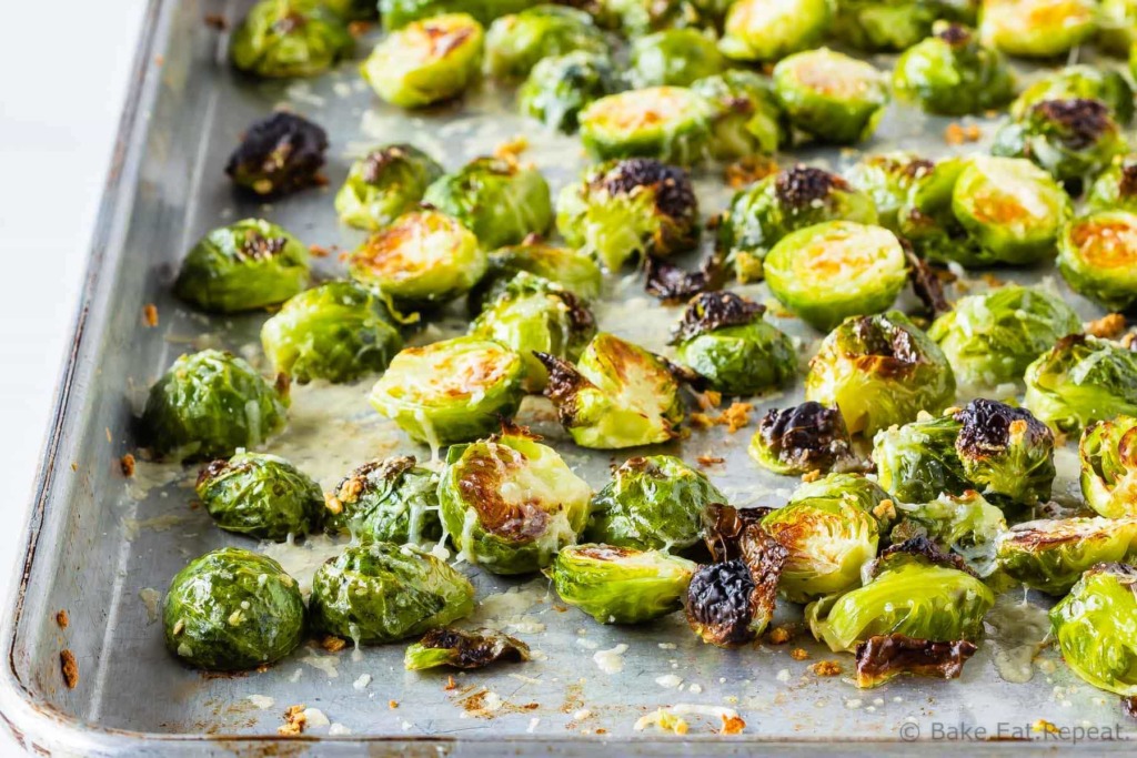 parmesan roasted brussel sprouts