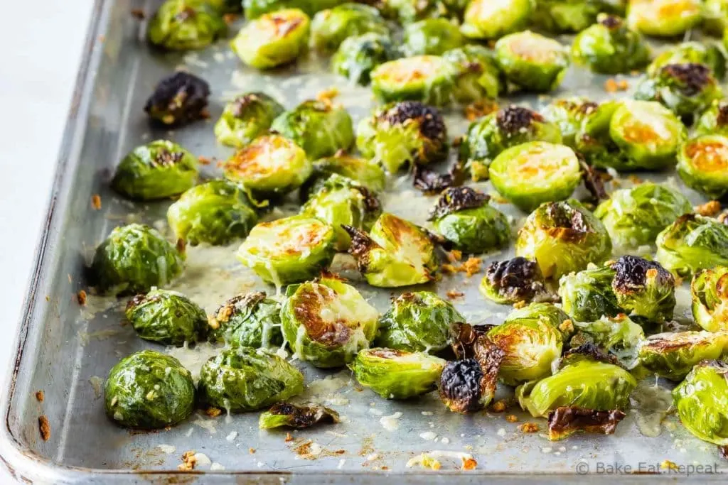 parmesan roasted brussel sprouts