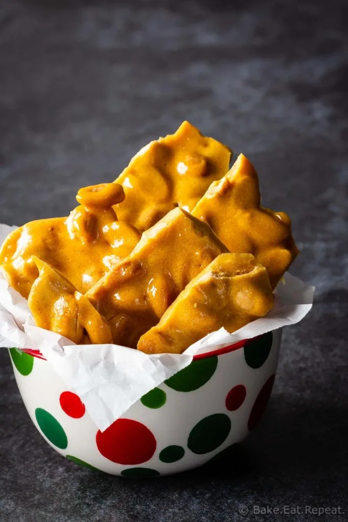 Easy to make, 10 minute microwave peanut brittle