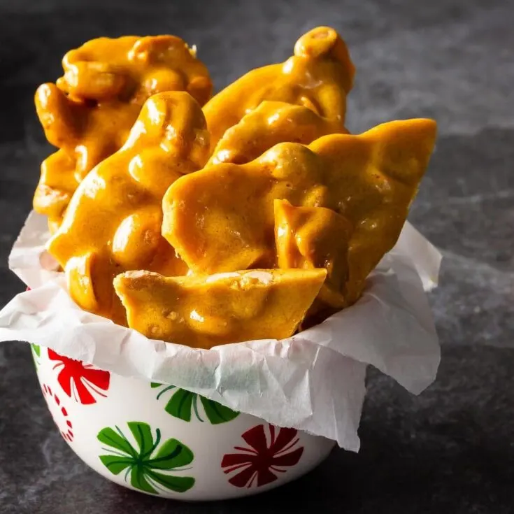 Microwave Peanut Brittle - Bake. Eat. Repeat.