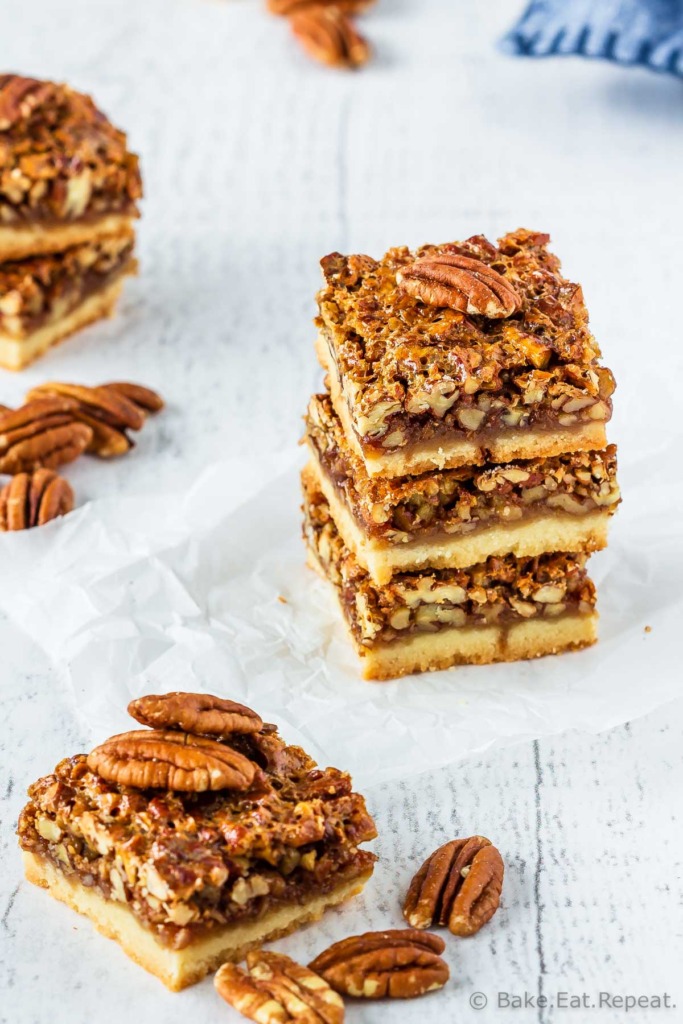 Easy pecan pie bars